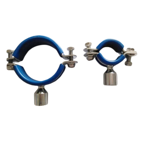 Hygienic Stainless Steel N.B.Pipe Clips with Socket M10 Bossed