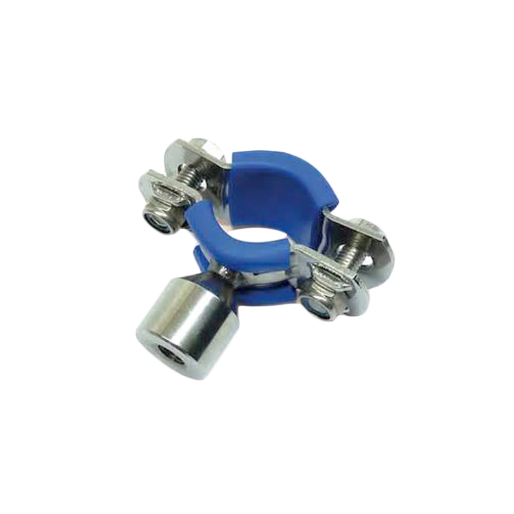 Hygienic Stainless Steel N.B.Pipe Clips with Socket M10 Bossed