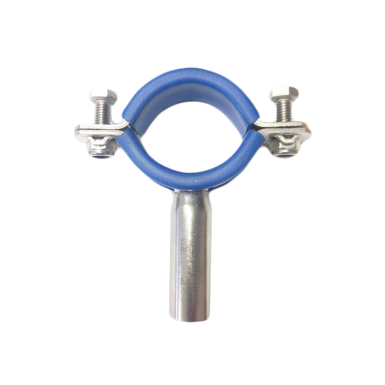 Hygienic Anti Vibration Clips with Stem And Rubber Insert