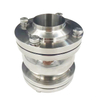 Hygienic Stainless Steel flanged non return valve ball type
