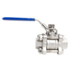 Stainless Steel 3PC Ball Valve 1000WOG NPT female