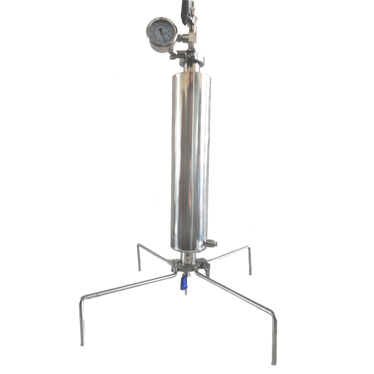 Closed Column Open Blast Extractor with BHO extraction tube with TriPod