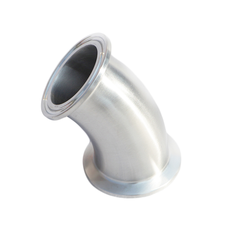 Stainless Steel Sanitary 45 degree elbow