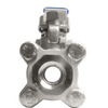 Stainless Steel 3PC Ball Valve 1000WOG NPT female