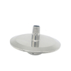 3″ Shower head End cap with 1/4″ MNPT and spray ball