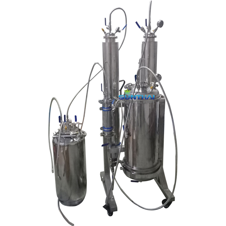5LB Closed Loop Extraction System with full jacketed columns or diry ice sleeve