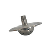3″ Shower head End cap with 1/4″ MNPT and spray ball
