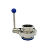 Sanitary Tri clamp 3A butterfly valve with Pull handle EPDM Silicone seal