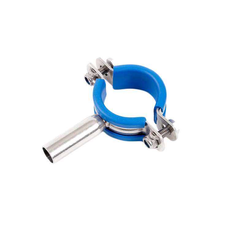 Hygienic Anti Vibration Clips with Stem And Rubber Insert