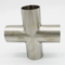 Sanitary Stainless Steel Long-Type Clamped Cross