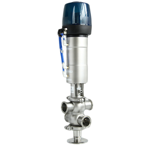 Sanitary Double Seat Mixproof Valve With Intelligent Head