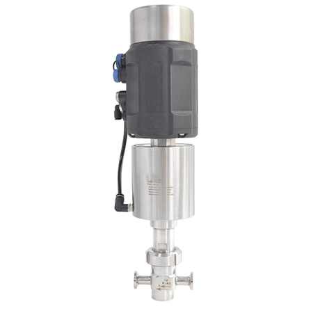 Sanitary Stainless Steel Intelligent Pneumatic Mini Flow Control Valve ...