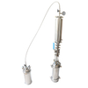 NEW design 1pound closed loop extractor with hemispherica lid and dip tube