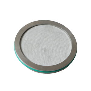 5 Micron Stainless Steel Sintered Filter Disk with Viton O-ring