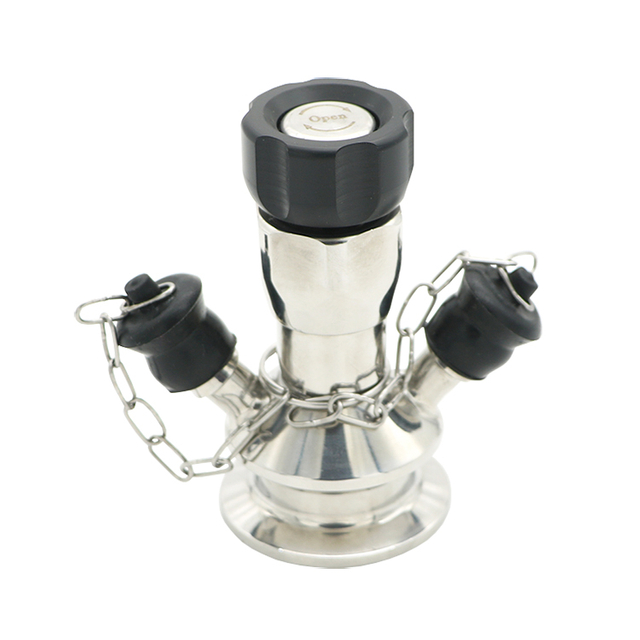 Aseptic Sampling Valve with Tri-Clamp Automatic Return Type