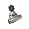 3 Way Sanitary Diaphragm Valve With Clamp-Weld Ends