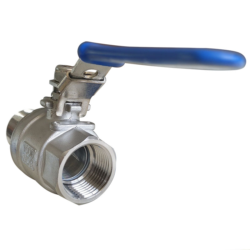 Male To Female Thread 2 PC Full Port Ball Valve