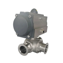 Vacuum Pneumatic Three-way Ball Valve