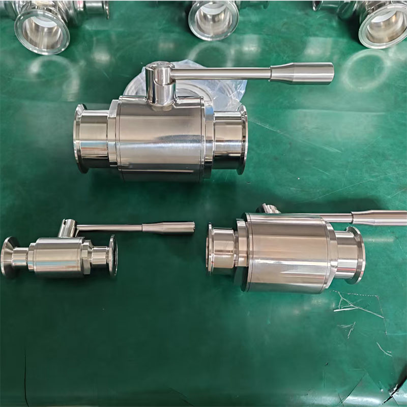 Sanitary Stainless Steel Direct 2 Way Ball Valve