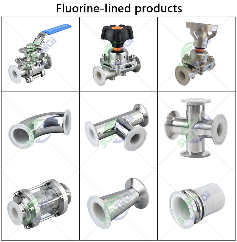 Fluorine-lined products