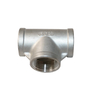 SS316 SCREWED BSP TEE 150 LBS PIPE FITTING