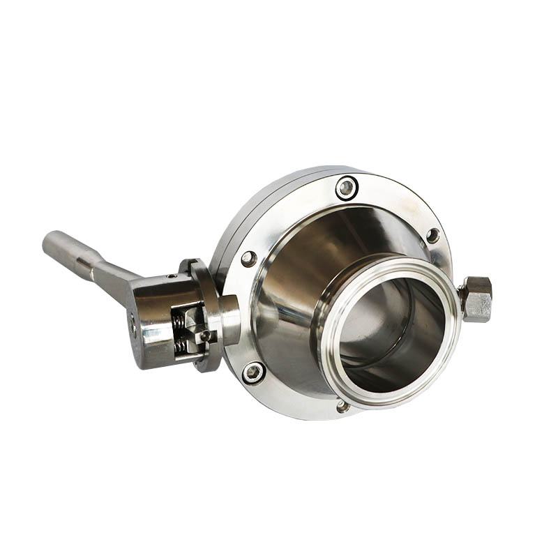 Sanitary CIP Cleaning Stainless Steel Butterfly type Ball Valve