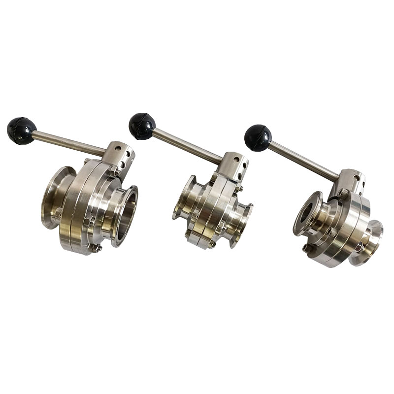 Tri Clamp Sanitary Butterfly Valve With Pull Trigger