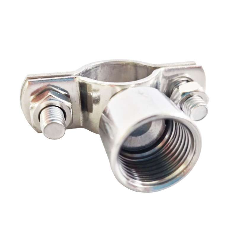 Double Bolted Saddle Clip With BSP Female Socket