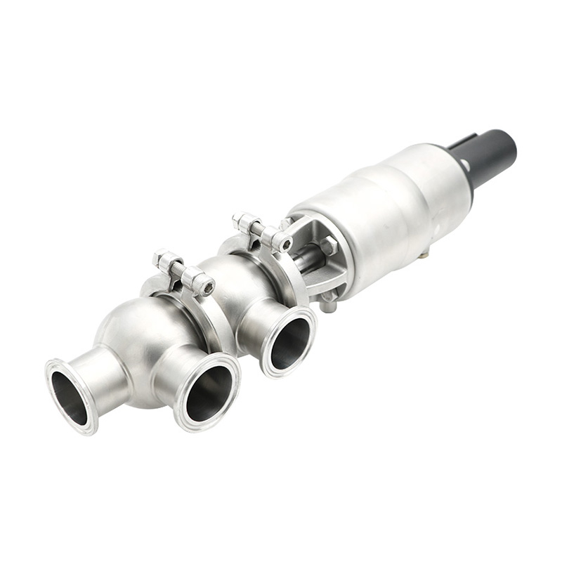 Sanitary Clamped 3 Way Divert Seat Valve 