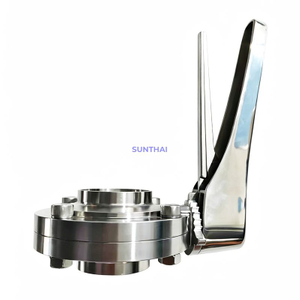 Stainless Steel Trigger Handle Sanitary Butterfly Valve