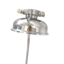 Hemispherical Lid with Sight Glass and DIP Tube