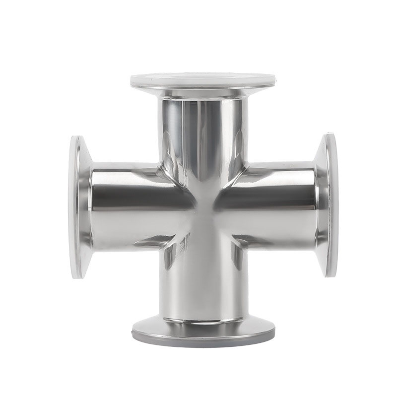 Sanitary Fluorine Lined 4-Way Cross
