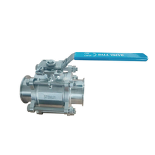 Low Temperature Sanitary 3 Piece Ball Valve