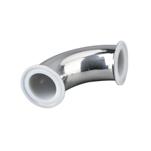 Fluorine Lined 90 Degree Tri Clamp Elbow