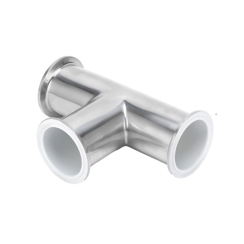 Sanitary Fluorine Lined Tri Clamp Tee