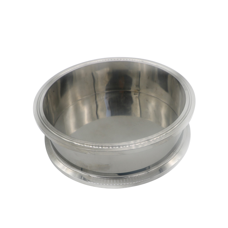 SS304 Tri-clamp Collection Tank Bottom Base with Plate Or Round Cap Bottom