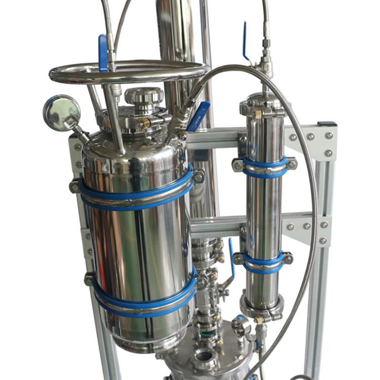 2LB Top Fill Rack Mounted BHO Closed Loop Dewax Extractor