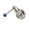 Stainless Steel Vacuum Clamp Butterfly Valve