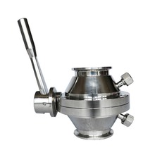 Sanitary CIP Cleaning Stainless Steel Butterfly type Ball Valve