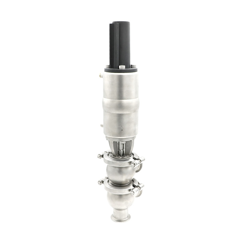 Sanitary Clamped 3 Way Divert Seat Valve 