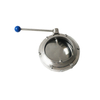 Sanitary Weld Butterfly Valve With Pull Handle