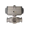 Vacuum Pneumatic Three-way Ball Valve
