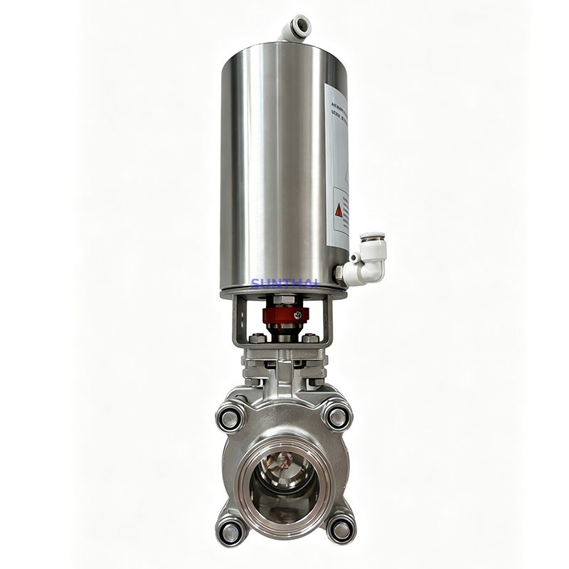 Stainless Steel Double Acting Pneumatic Ball Valve
