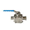 Tri Clamp 3 Way Non Retention Ball Valve