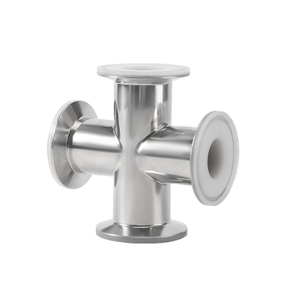 Sanitary Fluorine Lined 4-Way Cross