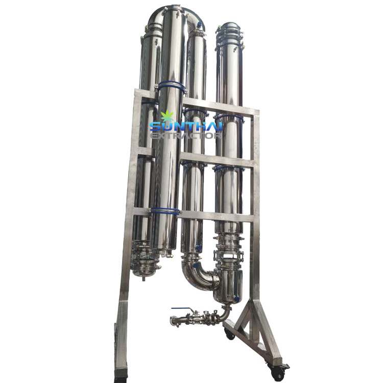 200L/hr Falling Film Evaporator in cannabis-processing process
