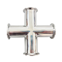 Tri Clamp Cross 4 Way Sanitary Tube Fittings
