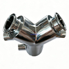 Tri Clamp Y Type Jacketed Tees