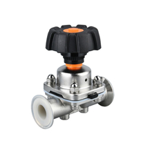 Fluorine-lined Tri Clamp Diaphragm Valve