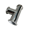 Sanitary Fluorine Lined Tri Clamp Tee